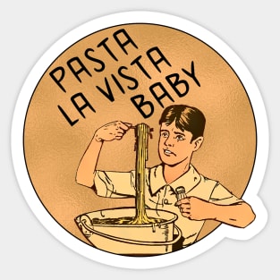 Pasta La Vista Baby Sticker